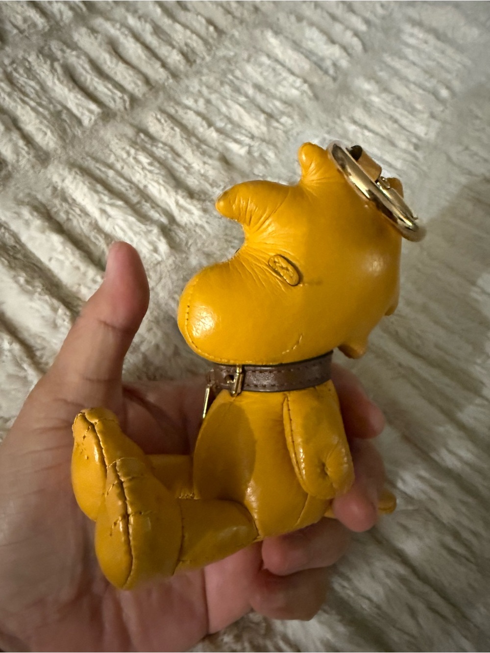 Snoopy Woodstock Coach Bag Charm-Good Condition